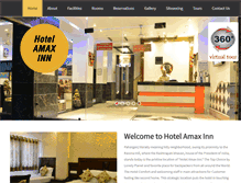 Tablet Screenshot of hotelamax.com